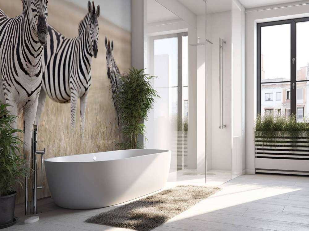 Zèbres dans la nature