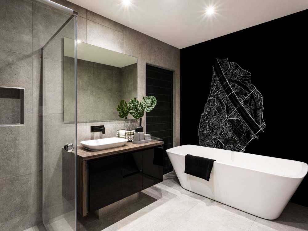 Plan du centre-ville de Vienne, noir