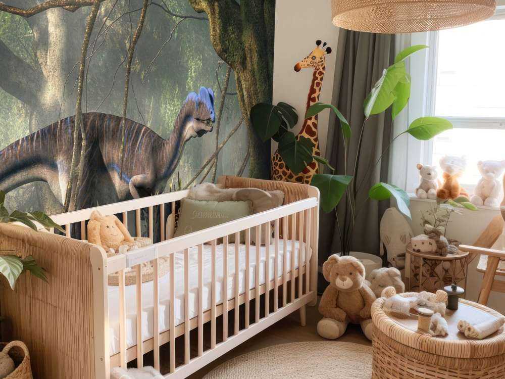 Dinosaures dans la forêt