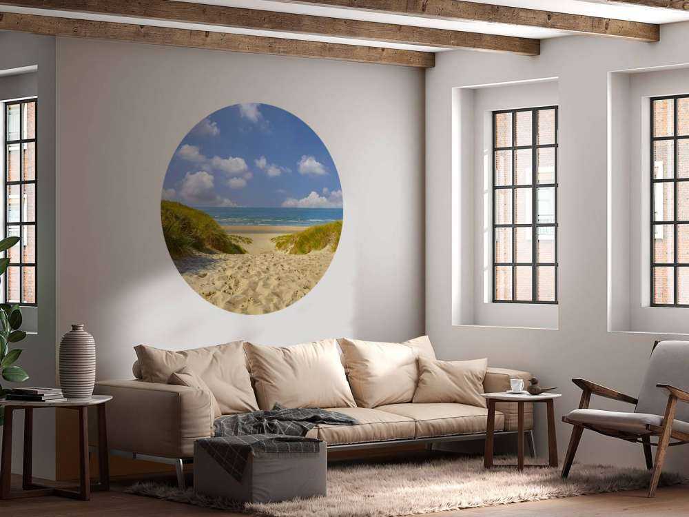 Promenade à travers les dunes