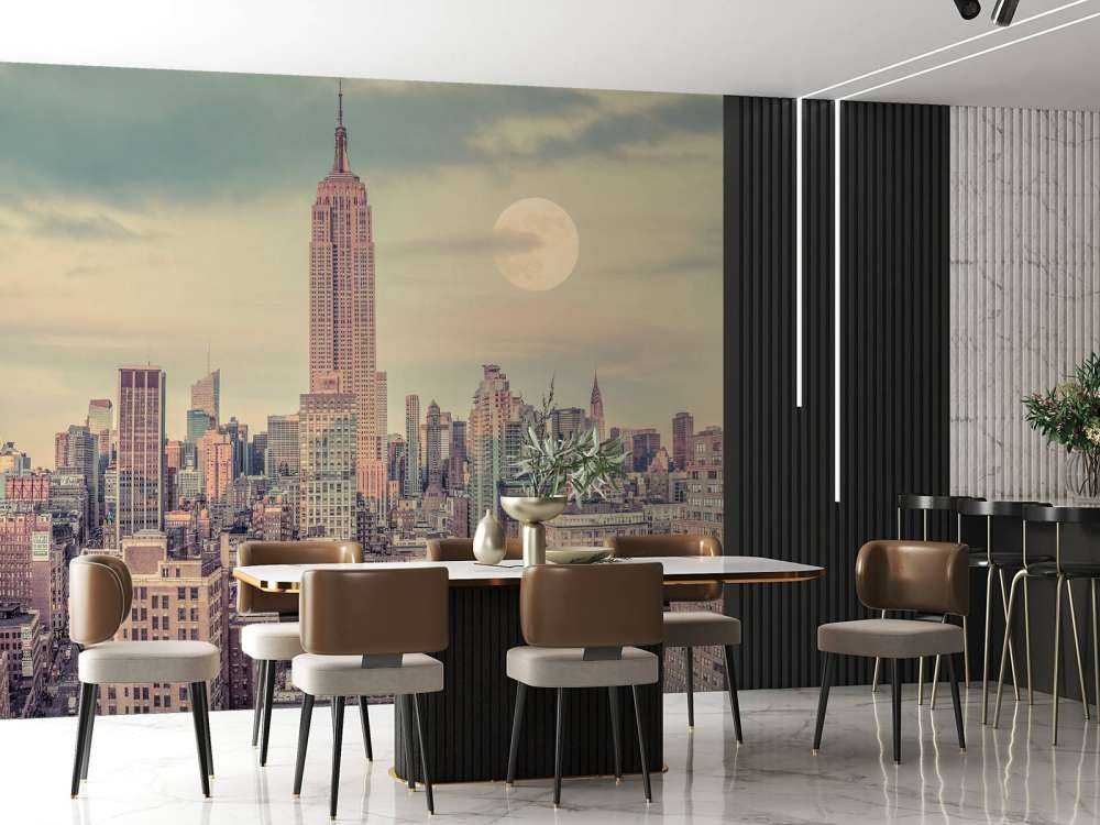 Empire State Building avec Manhattan