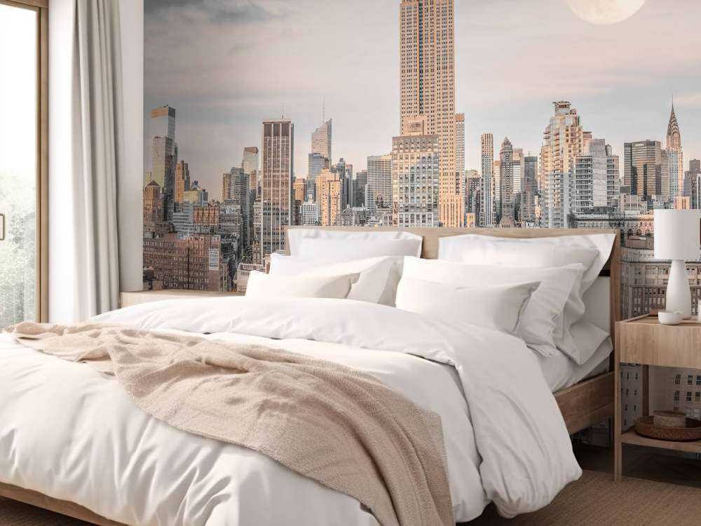 Empire State Building avec skyline