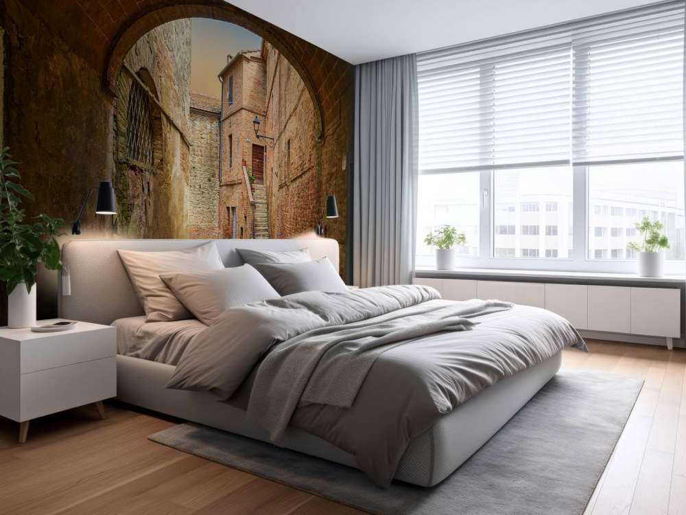 Rue étroite et voûtée