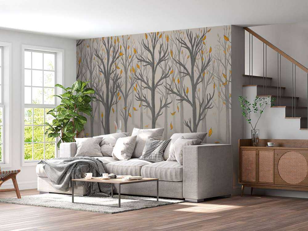 Animaux de la forêt en automne