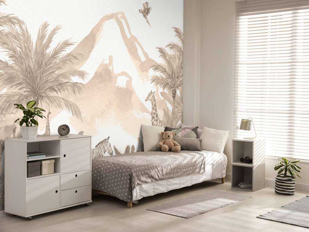 Animaux de la jungle en taupe