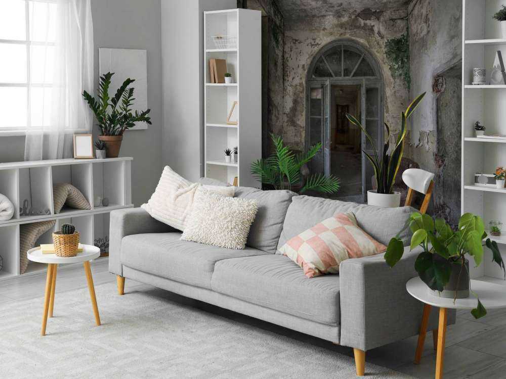 Couloir dans une maison abandonnée