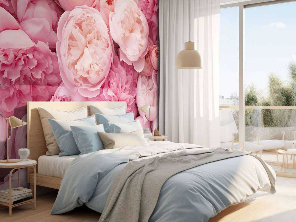 Blossom cascade floral spring pastel pink