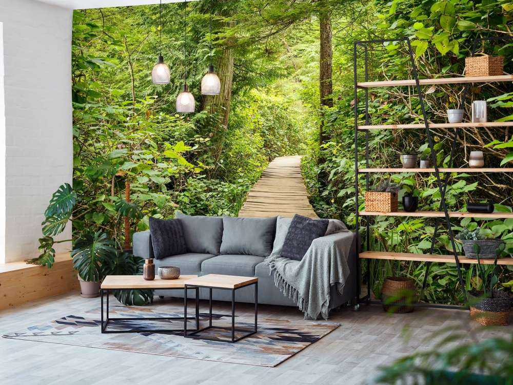 À travers la forêt verte