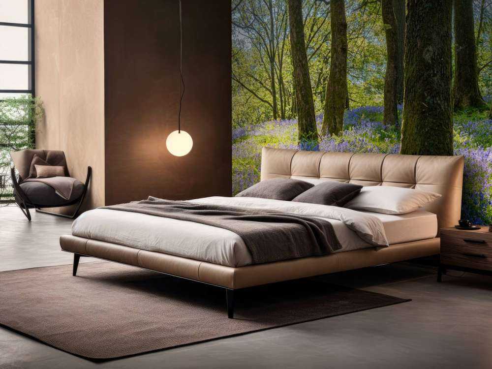 Panorama printanier en forêt