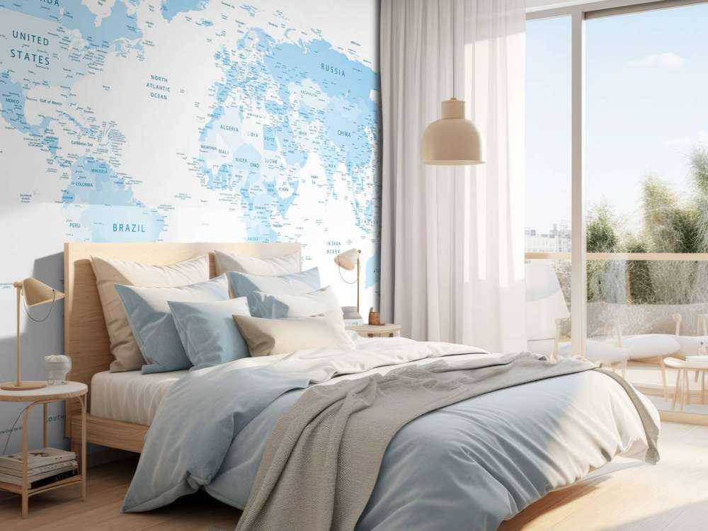 Carte du monde réaliste