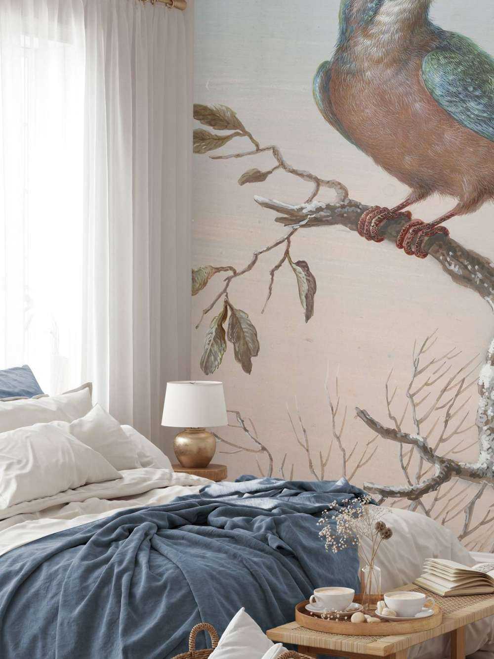 Martin-pêcheur peinture