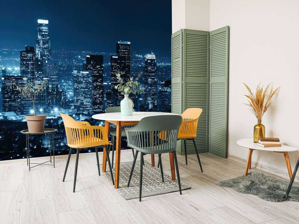 Ligne d'horizon bleue