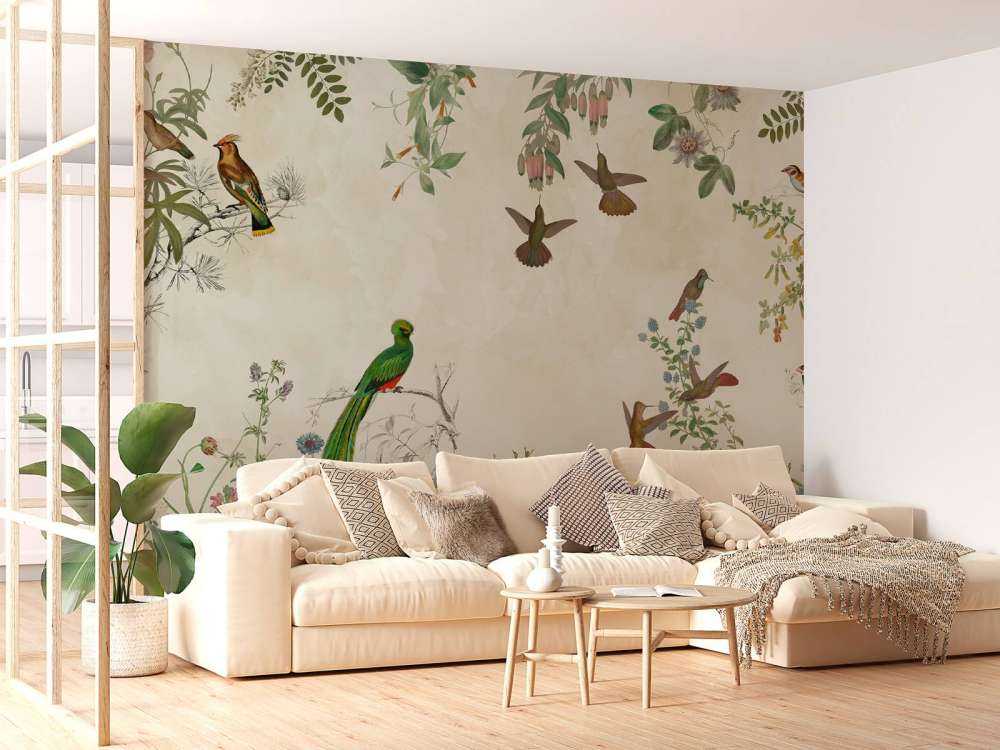 Fields Flower and Birds 2