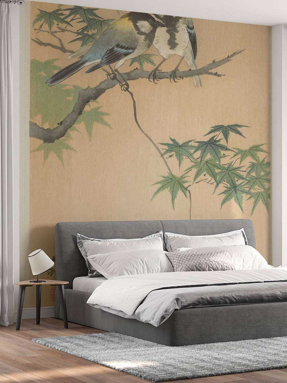 Lolos sur branche d'érable