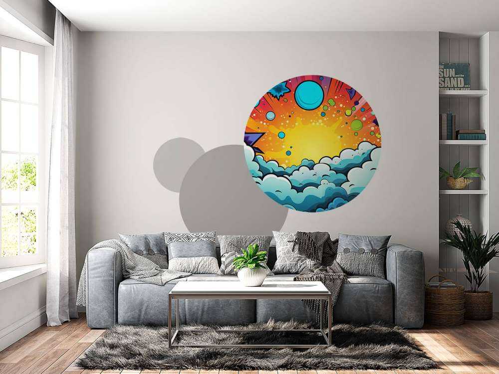 Explosion cosmique de couleurs