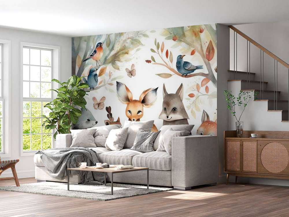 Ensemble d'aquarelles Woodland Narrative