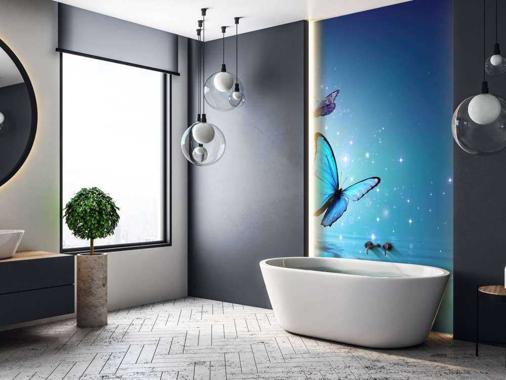 Papillons de fée sur l'eau