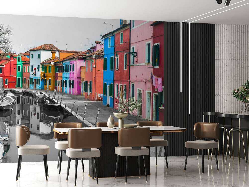 Maisons de pêcheurs colorées