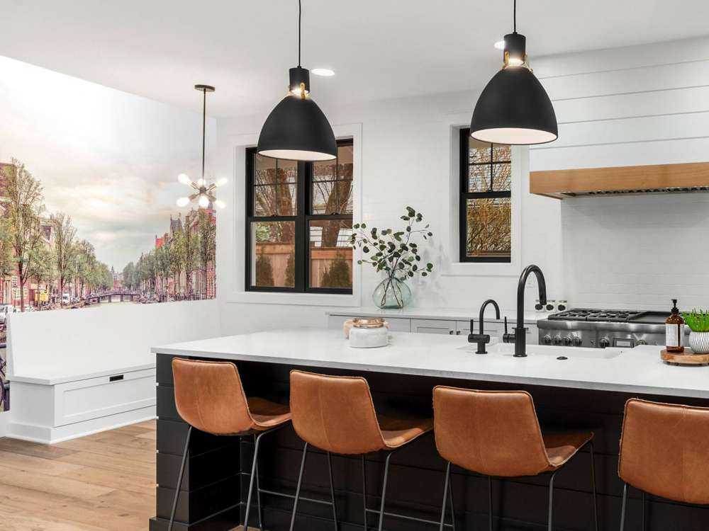 Amsterdam sous les nuages