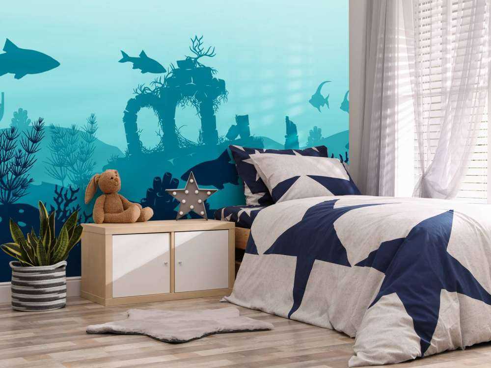 Silhouettes sous-marines