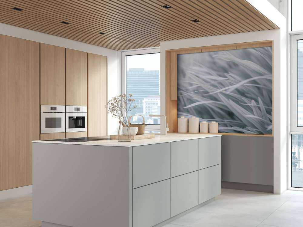 Gros plan sur des brins d'herbe