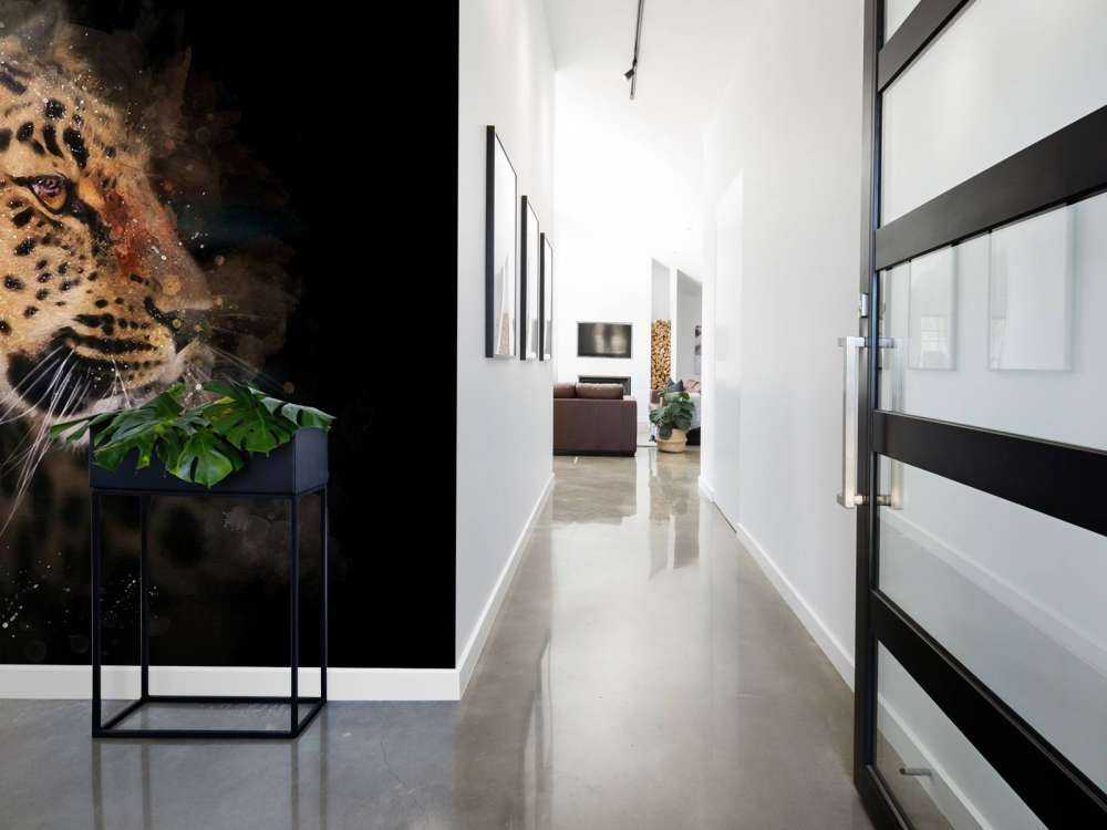 Peinture d'un léopard