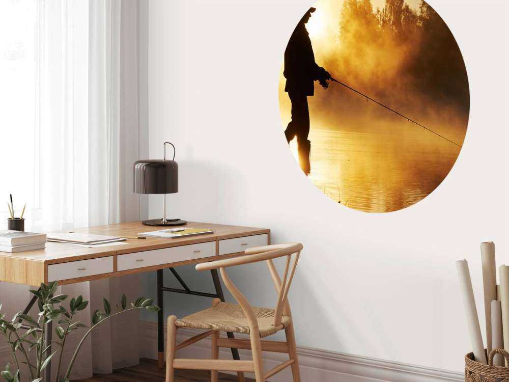 Pêcheur au lever du soleil