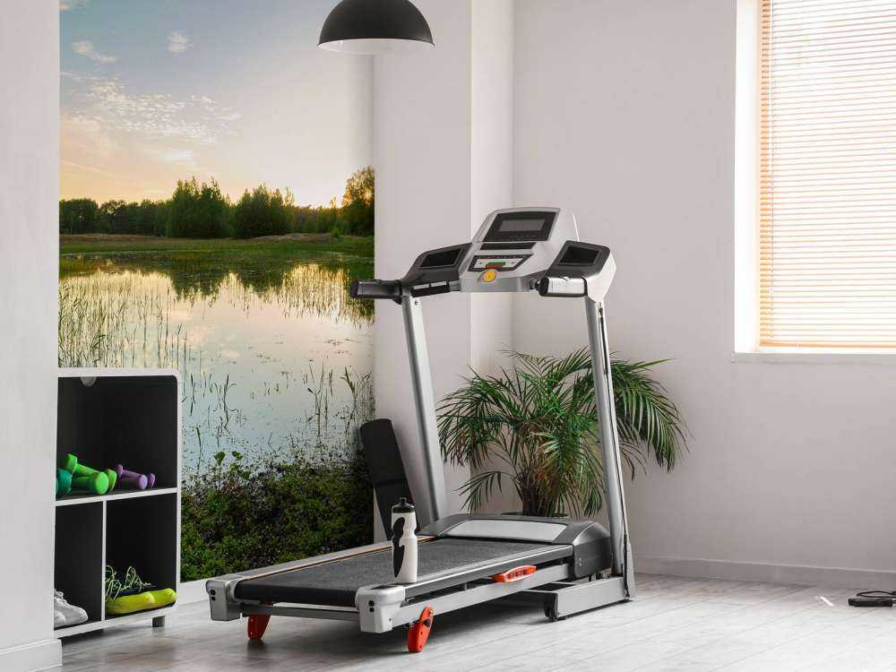 Coucher de soleil à forêt