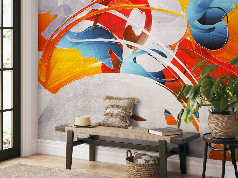 Graffitis sur le béton