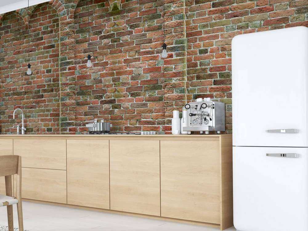 Vieux mur avec des arches