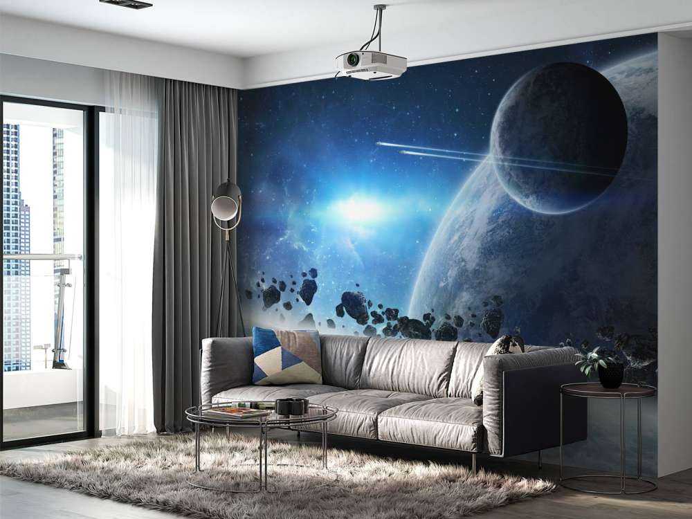 Lever de soleil dans l'espace