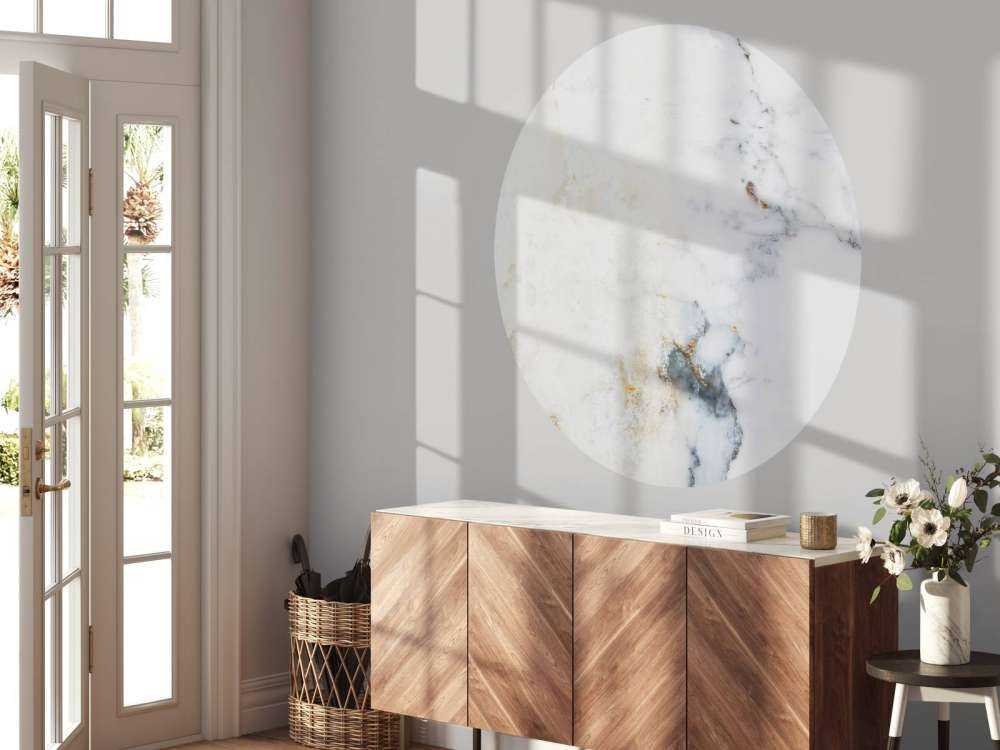 Marbre blanc avec des nuances de gris