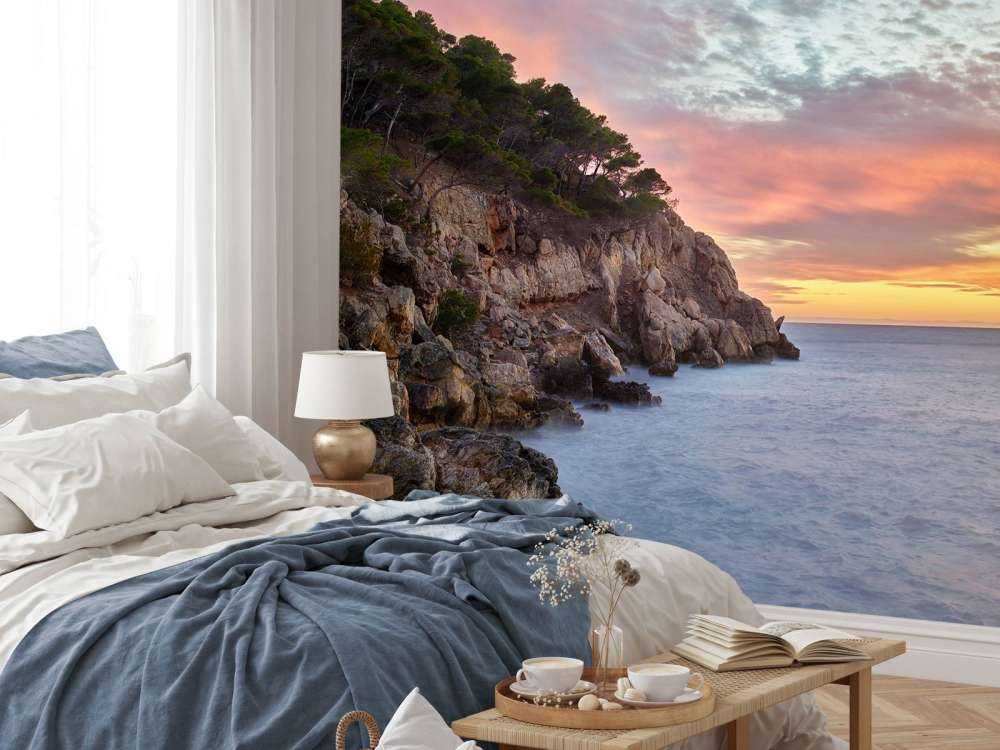 Coucher de soleil coloré