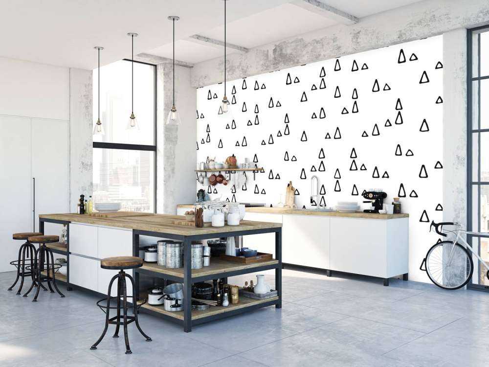 Triangles noir et blanc