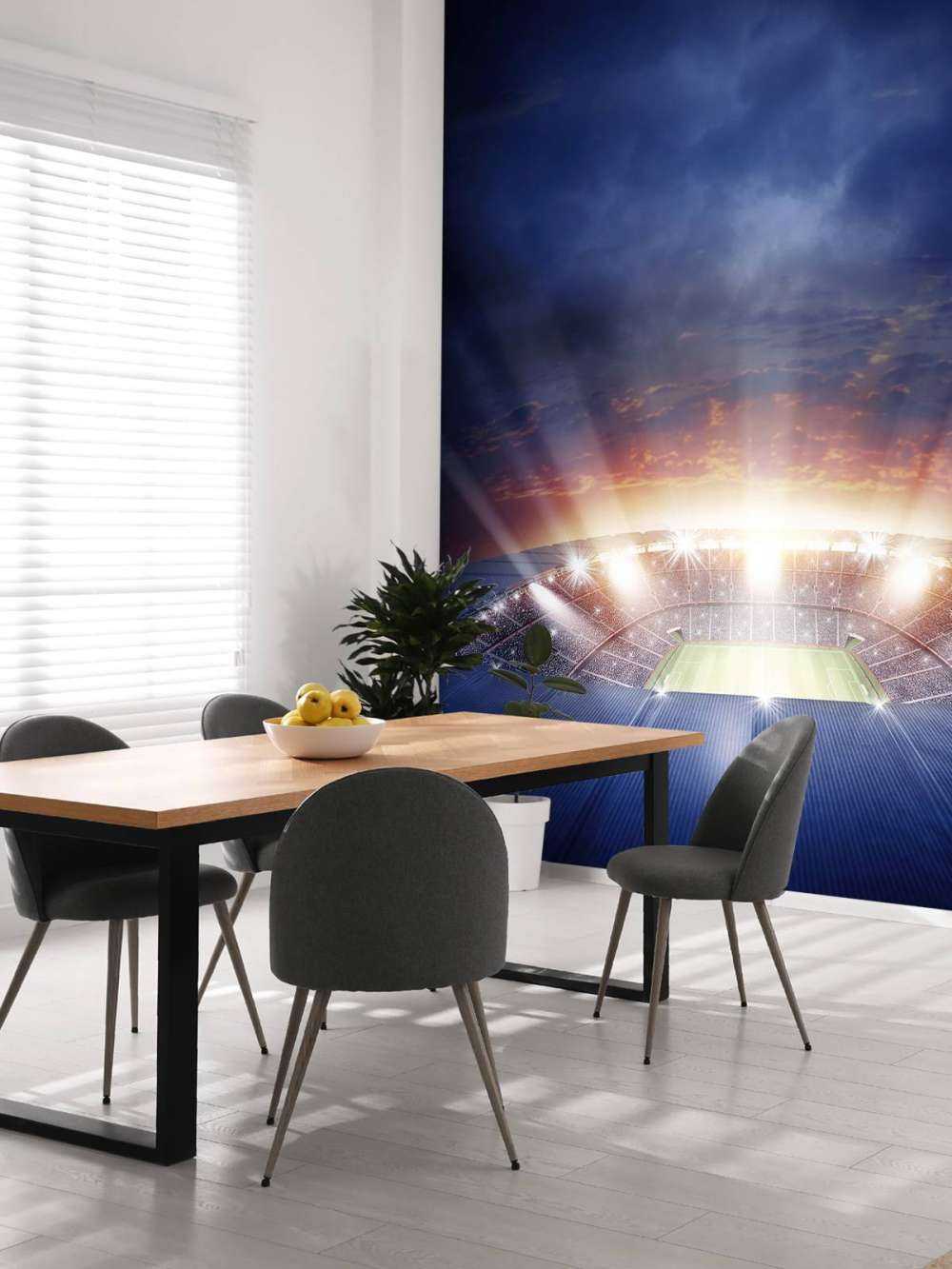 Le stade vu d'en haut