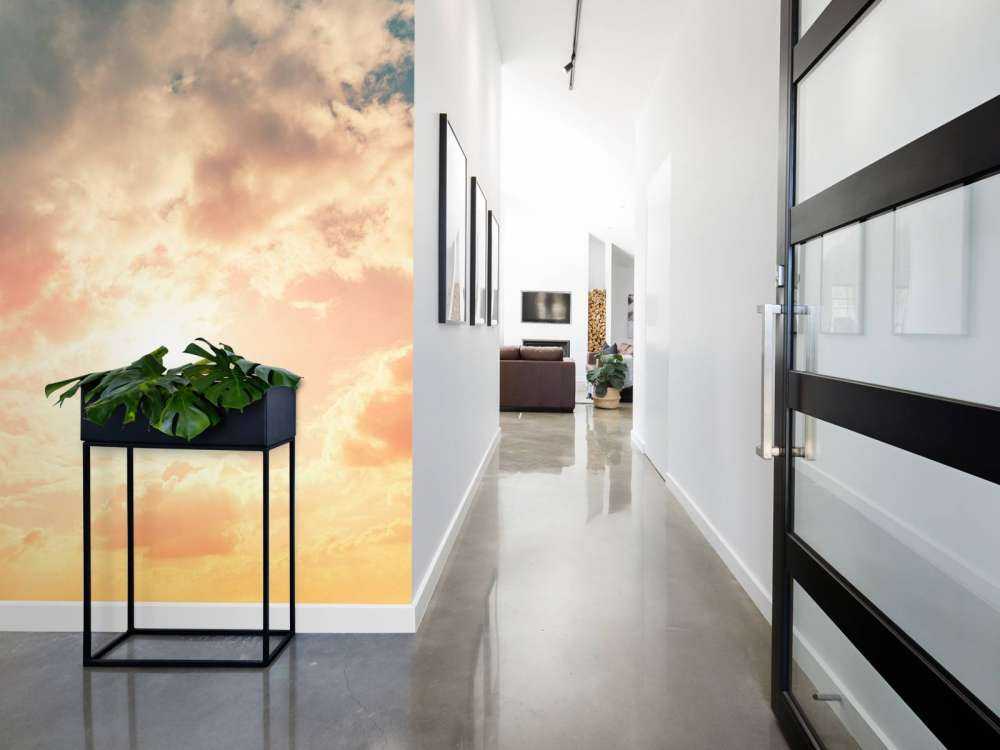 Ciel coloré avec des nuages