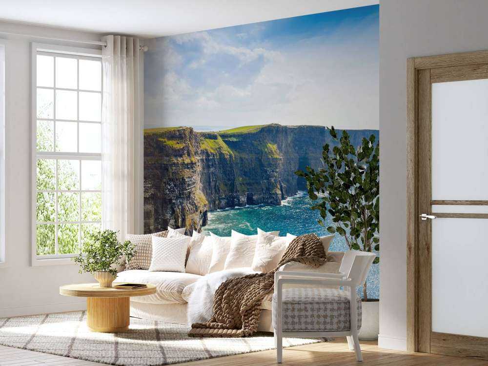 Falaise le long de la côte