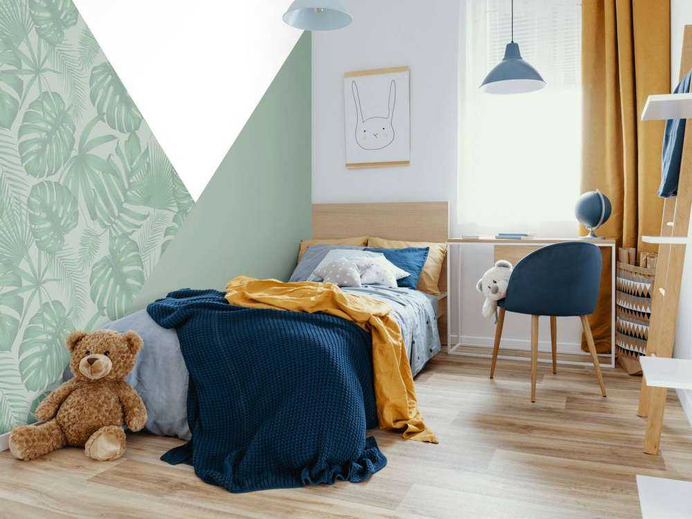 Triangles avec motif de jungle