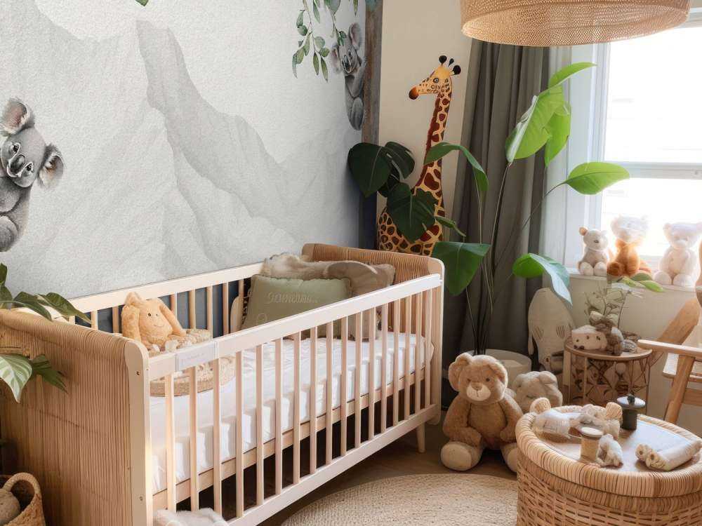 Paysage de koalas en couleurs