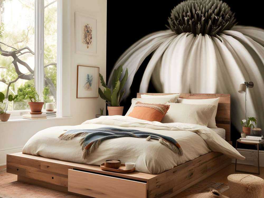 Fleur de cône en gros plan