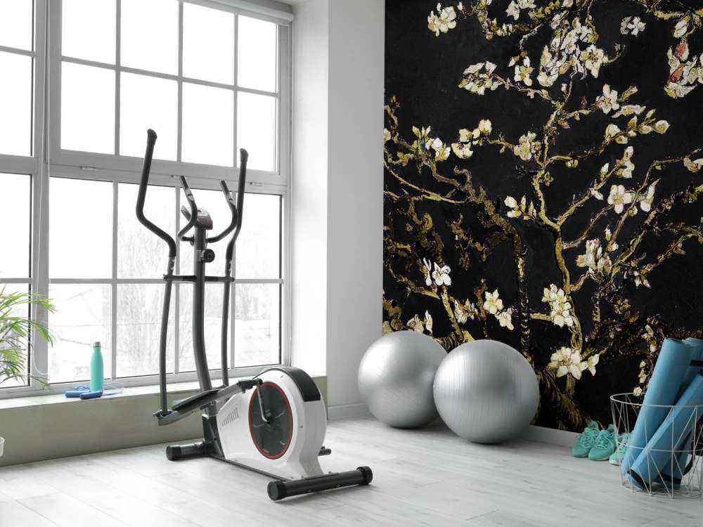 Fleur d'amandier foncé