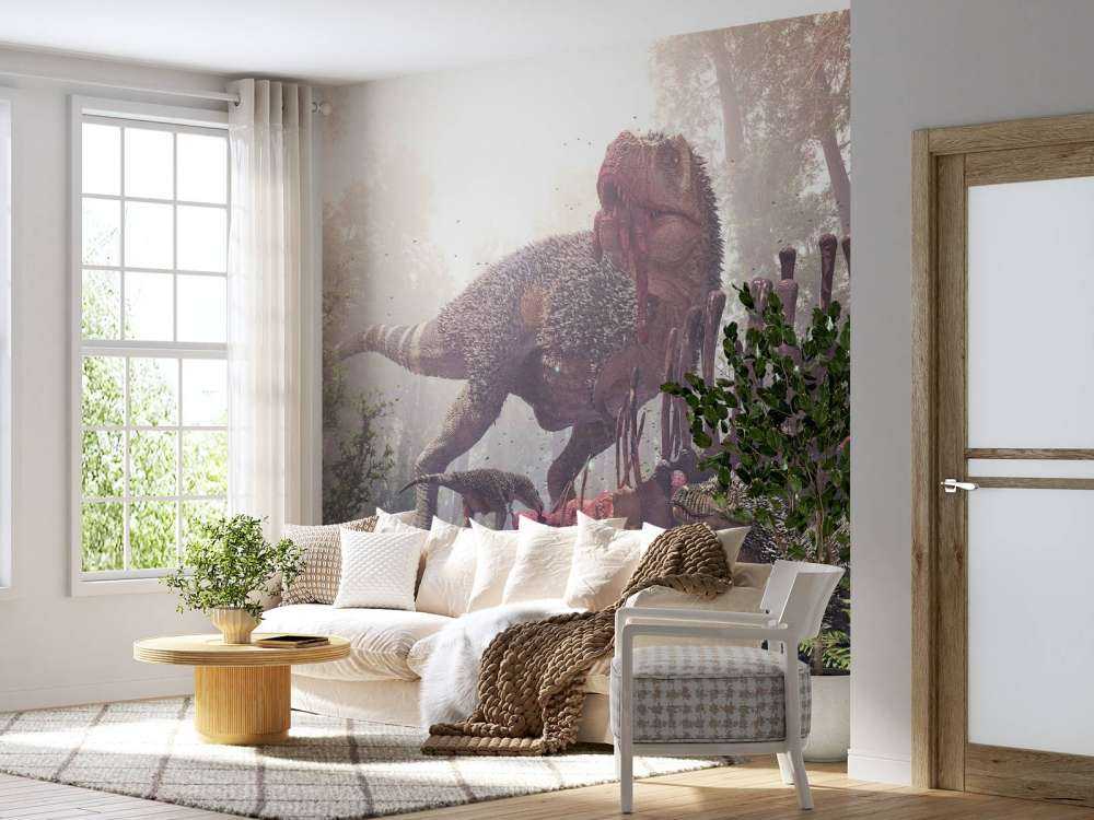 Le Tyrannosaurus Rex et ses petits