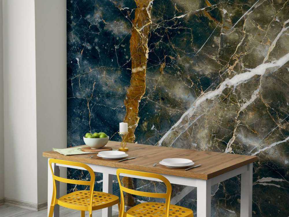 Marbre avec structure de nuages