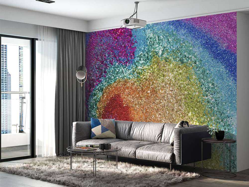 Paillettes arc-en-ciel