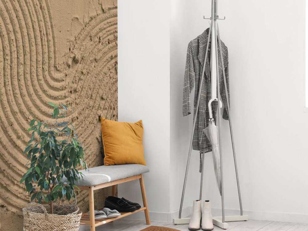 Structure Art en brun doré