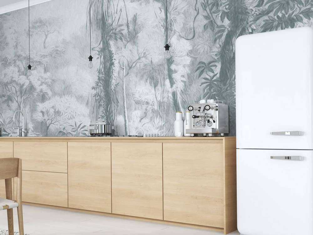 Forêt tropicale - bleu