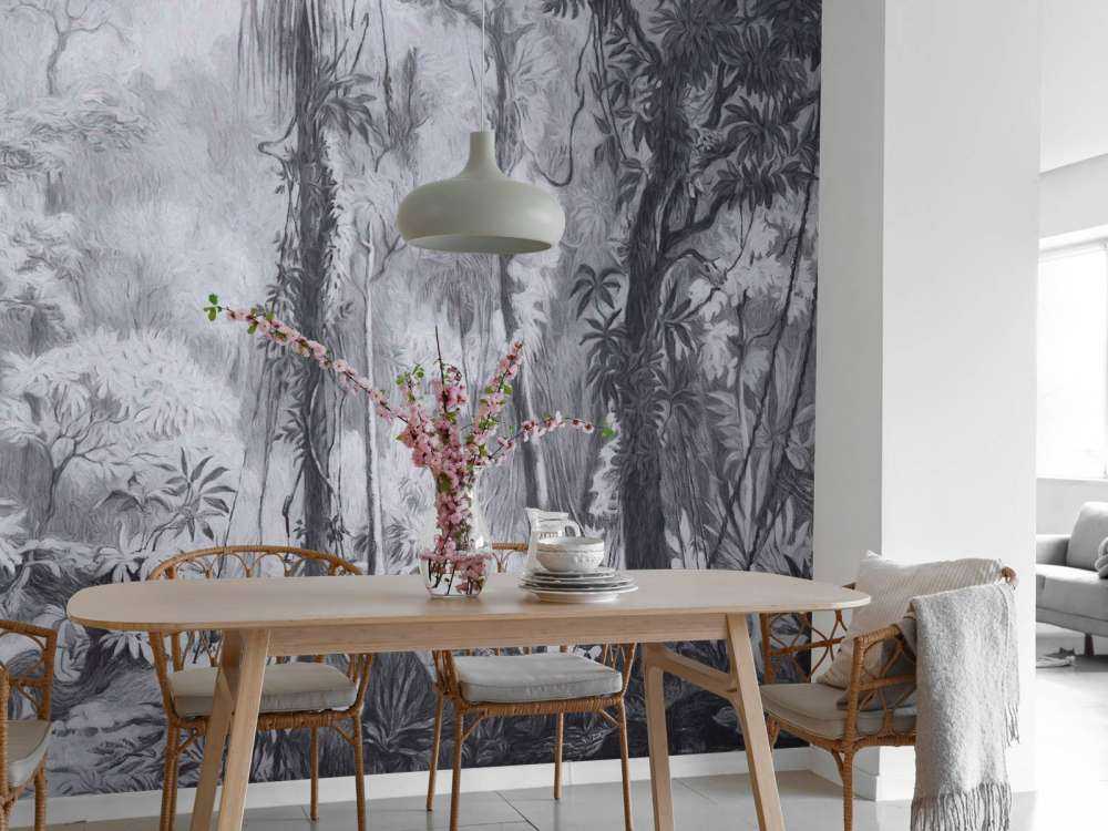 Forêt tropicale - gris