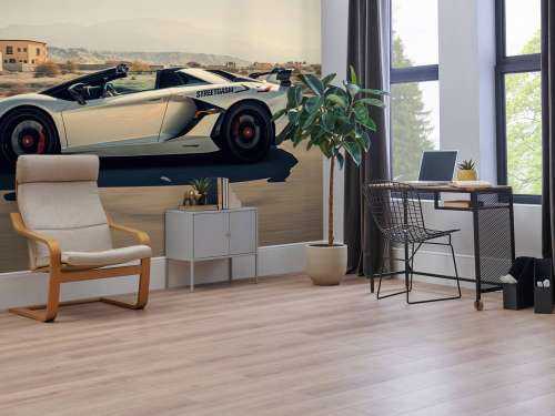 Lamborghini Aventador Roadster dans le désert