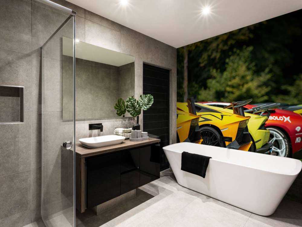 Collection de supercars dans la nature