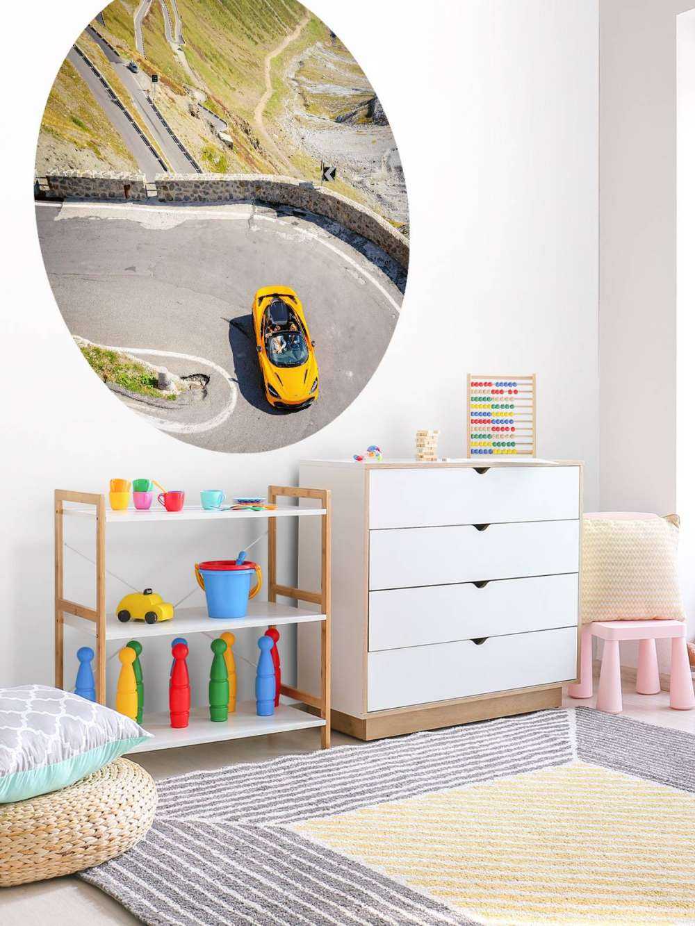 McLaren sur le Stelviopas - couleur